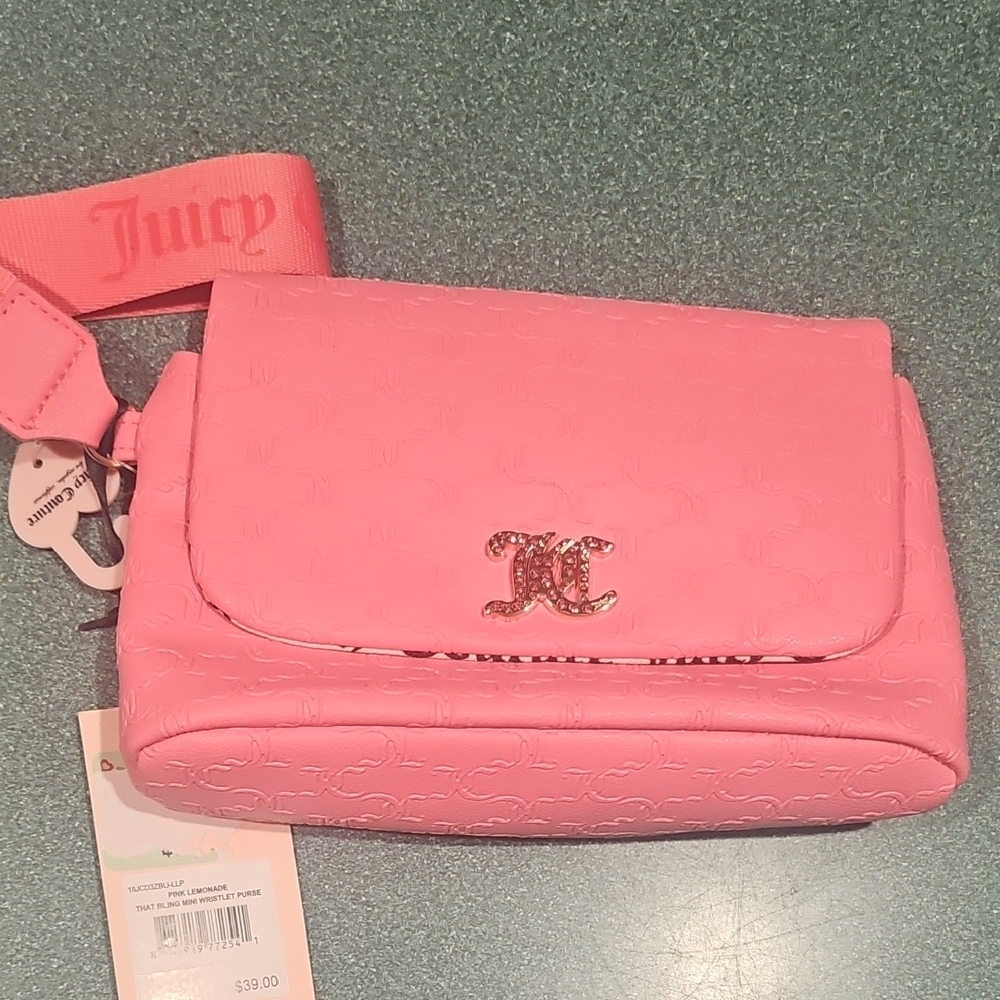 Juicy Couture Vibrant Pink Crossbody Bag